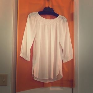Chico’s Size 1 White Shirt